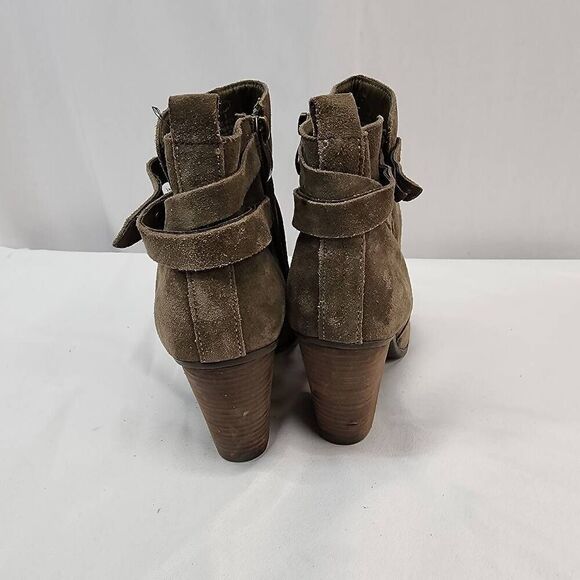 Michael by Michael Shannon Size 9 Lexi Ankle Boots in Taupe Suede Leather - Picture 4 of 9